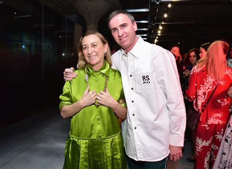 miuccia prada morta|miuccia prada and raf simons.